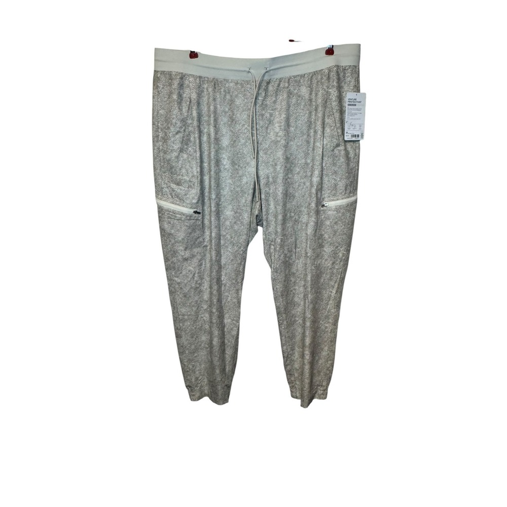 Athleta Women Pants Venture Print Tapered Drawstring High-Rise Jogger 20 NWT